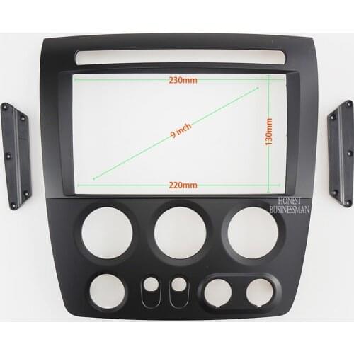 9 inch Fasxia Car Audio Frame Car Radio Fascia,gps navigation fascia panel is suitable for HUMMER H3 2005-2010