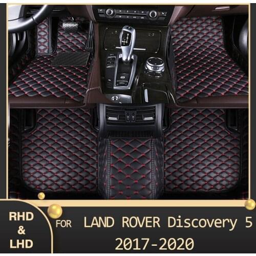 MIDOON Car floor mats for Land Rover Discovery 5(SEVEN SEAT)2017 2018 2019 2020 Custom auto foot Pads automobile carpet cover