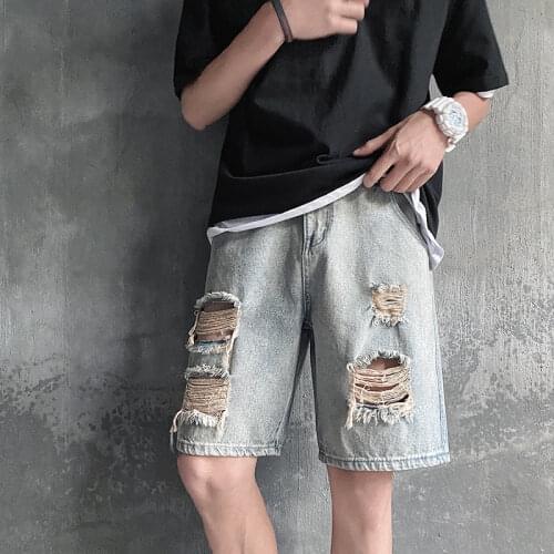 Мужские короткие джинсы Bapalu China At AliExpress