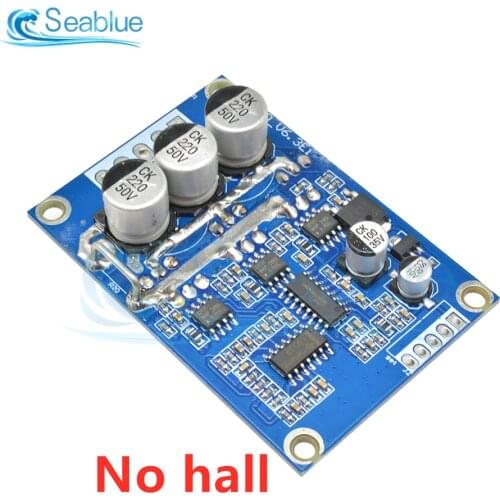 DC 12V-36V 500W PWM DC Brushless Motor Controller No Hall Motor Balancing Automotive Balanced BLDC Car Driver Control Board