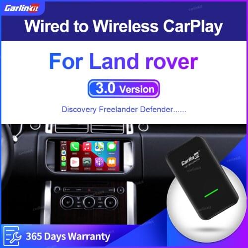 Carlinkit 2.0 CarPlay Wireless Adapter for Land Rover Discovery Freelander Defender 2015-2021 Multimedia Navigation USB Dongle