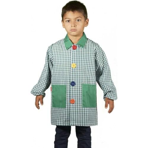 Babi school child KLOTTZ. Child School coat with v-neck and straight cut