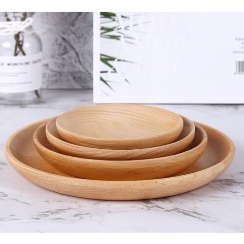 Customized bamboo Wooden disk roundle board Round plate bread Baking Tray storage trays Cake Bakeware Tools ZSN-RoundleA