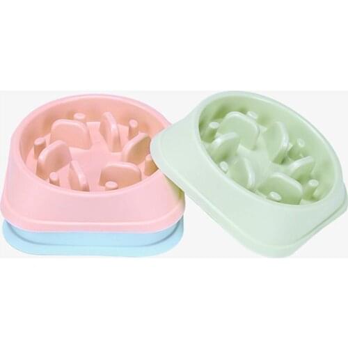 Slow Dog Health Anti-Cat For Cat Food Bowl Expansion Plate Pet Feeding Tool Anti-Suffocation Interactive Slow Health Products