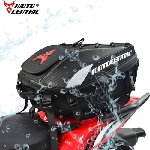 Multifunctional Motorcycle Rear Tail Bag Rear Seat Bag Backpack Motorcycle Helmet Mountable Motorbike Riding High Capacity Bag