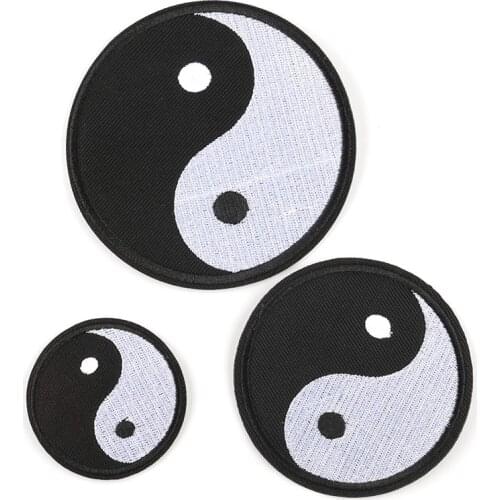 New Black and White Gossip Embroidery Cloth Stickers DIY Clothes Patch Badge Jewelry Accessories