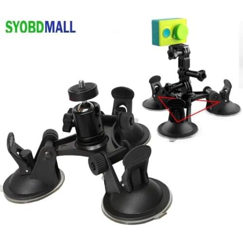 New Tripod Suction Cup for Ants Coyote Hero4/3+ Car Motor Bracket Sports Camera Stabilization Bracket Low Angle Shooting Stand