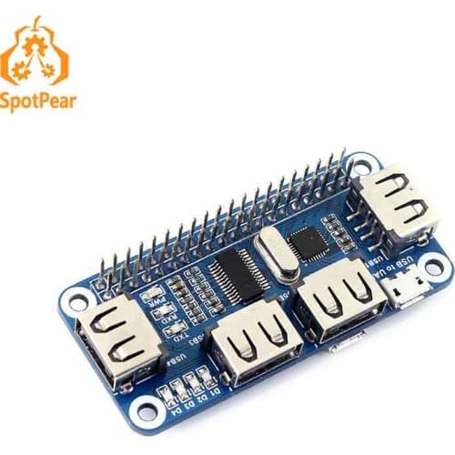 Raspberry Pi USB hub UART TO USB