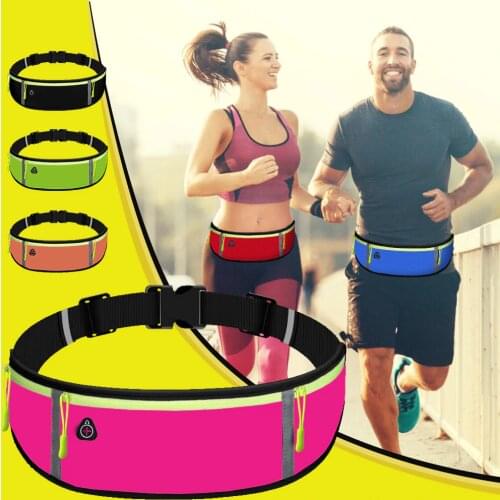 Unisex Waist Bag Running Sports Belt Waist Pouch Men Sports Cycling Phone Bag Waterproof Holder Women Running Waist Bag