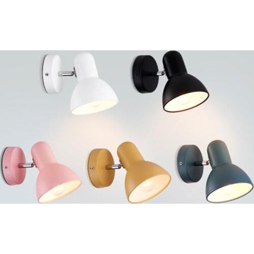 LED restaurant bar corridor aisle wall lamp Nordic creative bedside lamp simple living room bedroom study wall light LB12068