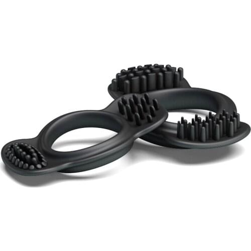 Physical Boosting Men Women Shared Liquid Silicone Delayed Ring Female Massage Male Delayed Double Simultaneous Use Waterproof