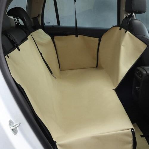 Printing Waterproof Oxford Cloth Double Back Seat Protector Cover For Pet Cat Dog Bed Mat