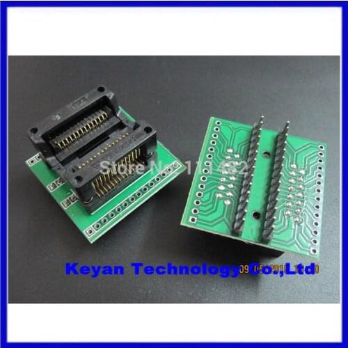 1PCS ,300mil SOP28 to DIP28 IC socket Programmer adapter Socket High Quality OTS-28-1.27-04 for PIC16F876 STC12C5608 And so on