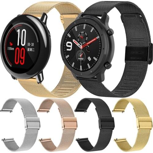 20mm/22MM Watchband Strap for Xiaomi Huami Amazfit GTR 42mm/47mm GTS 2 2e Stratos Pace 2S 3 Bracelet Watch Band Sport Correa