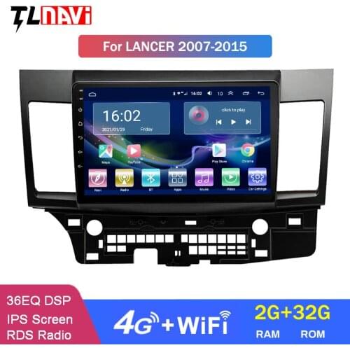 4G LTE 2G RAM 10.1 Inch Car DVD GPS Navigation For Mitsubishi Lancer 2007-2015 Multimedia Radio System