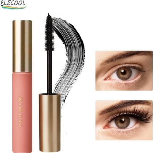 ELECOOL Black Mascara Eyelashes Mascara Eye Cosmetics Silky Eyelashes Lengthening Eyelashes Makeup Waterproof Mascara Volume Set