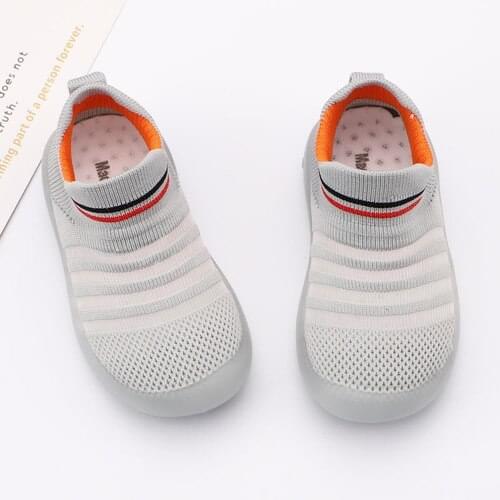 Baby Shoes Mesh Breathable Slip on Boys Girls Flat Toddler Walker Sneakers Soft Indoor Kid Floor Socks Walking Sneakers