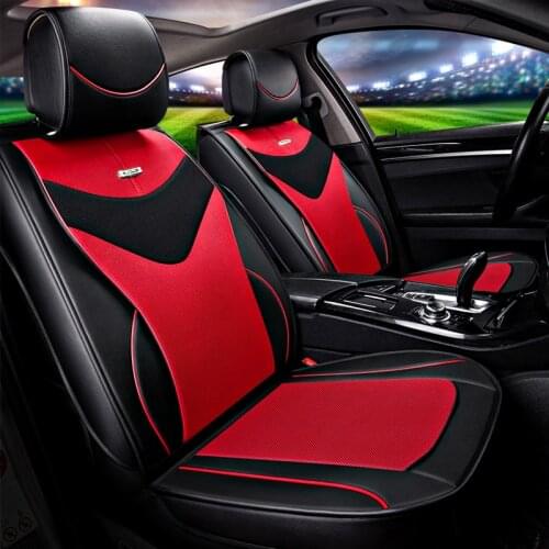 3D Sport Cushion Stereo Breathable Mesh Fashion Collision Wear Leather Car Seat Cover For BMW Audi Land Rover Toyota Ford