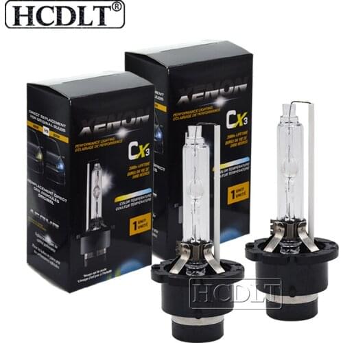 HCDLT 2PCS 55W Xenon Bulbs D2S 6000K 4300K 5000K 8000K 10000K D4S HID Headlight Bulb Lamp 35W D2R D4R Auto Car Headlamp Lights