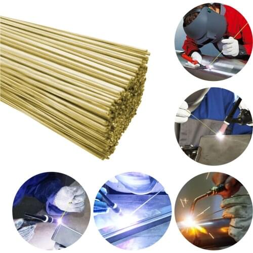 10/20pcs 1.6mm 2.0mm Brass Welding Brazing Rods For Air Conditioning Refriges Welding Solder Rods For Welding Tools