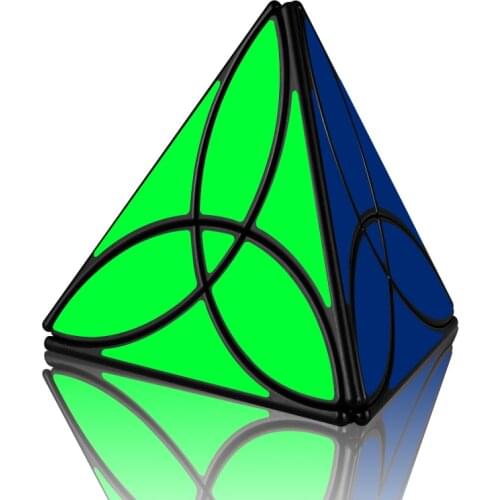 New Qiyi Mofangge Clover Pyramid Speed Magic-Cube Professional Irregularly Puzzle Cubes Educational Gift Cubo Magico Six spot