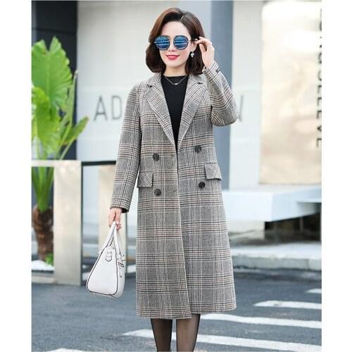 Pearl Diary Women's Plaid Coats