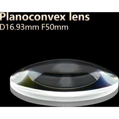 Plano convex lenses galss Optical lens DIY Telescope Microscope eyepiece spotlight D16.93mm F50mm Customizable