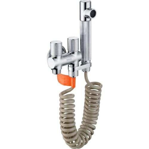 High-end Product Brass Hand Hold Portable Jet Water Bidet Toilet Sprayer For Bathroom