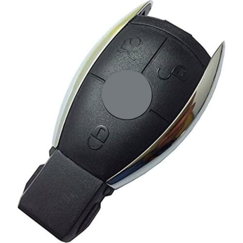 Replacement key case for mercedes benz smart remote control key shell fob cover 2 3 4 button with logo