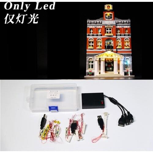 Only Led Light Kit For creative City The Town Hall 10224 (NOT Include The Model)