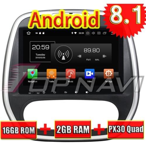 Topnavi Quad Core Android 8.1 Car Multimedia Player for Capture Auto 2016 Audio Radio Stereo 2DIN GPS Navigation NO DVD