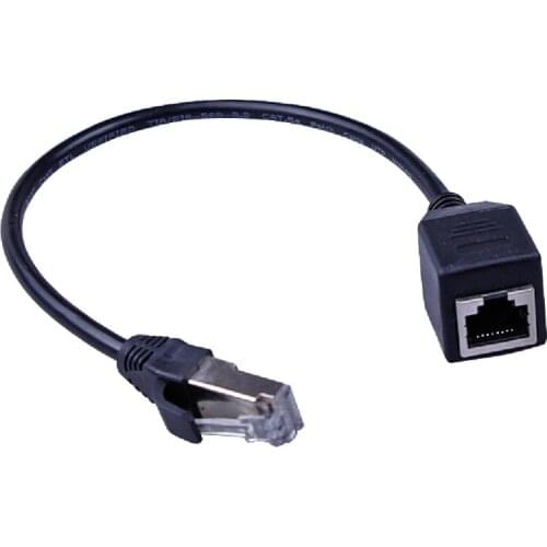 RJ45 Cat6 Extension Patch Cable Extender Lan Male To Female Network Cord for Router Modem Smart TV PC Computer Laptop