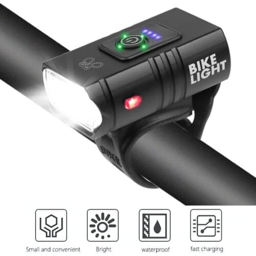 Bicycle Light 2T6/T6 USB Rechargeable 1000mAh Bike Light mult model IPX5 Waterproof LED Headlight as Power Bank Bike Accessories