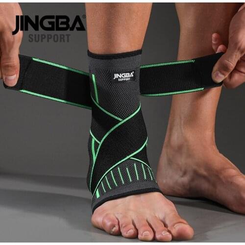 1PCS Nylon Bandage Ankle Support Sports Compression Ankle Support Protector Elastic Foot Strap Running Fitness Protector