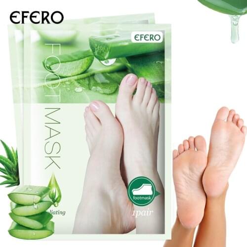 30Pair Aloe Vera Foot Mask Peeling for Legs Feet Mask Scrub Exfoliating Socks for Pedicure AntiCrack Heel Remove Skin Foot Patch