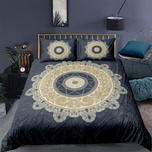 3D Bohemian Duvet Cover Set Bedding Sets Quilt Covers Pillow Cases Full Twin Double Single King Queen Size Design Bedclothes