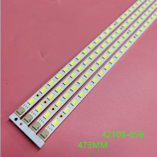 4 PCS LED backlight strip 42T09-05B for 73.42T09.005-4-SK1 73.42T09.004-4-SK1 T420HW07 V.6 panel 52 LEDs 472MM