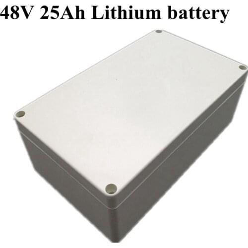 48v 25Ah 2000w Lithium Battery Pack Built in 50A BMS Electric Bicycle Battery 48v Free Shipping with 5A Charger