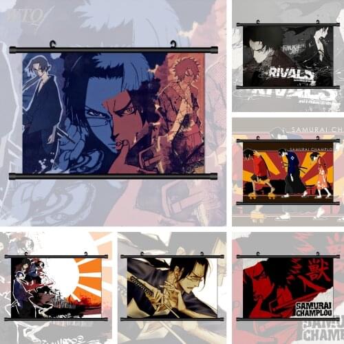 Samurai Champloo Jin Mugen Kasumi Fuu Anime Posters Canvas Painting Wall Decor Posters Wall Posters Wall Art Picture Home Decor