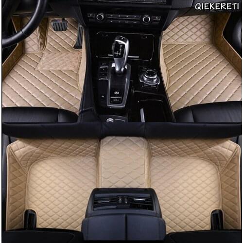 QIEKERETI Custom car floor mats For MINI Cooper R50 R52 R53 R56 R57 R58 F55 F56 CLUBMAN Countryman R60 F60 mini one foot mats