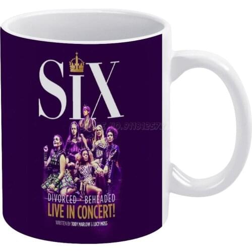 The Queens White Mug Ceramic Mug Creative Mug Six Six Musical Henry Viii History Catherine of Aragon Anne Boleyn