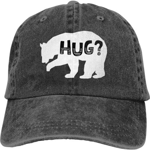 Bear Hug Baseball Cap cowboy hat Peaked cap Cowboy Bebop Hats Men and women hats