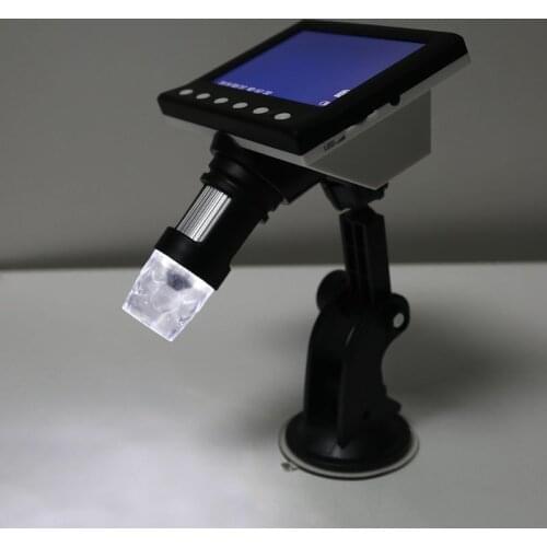 1000X Digital Microscope 4.3" LCD Electronic Rechargeable Video Microscope Soldering Endoscope Camera Magnifier