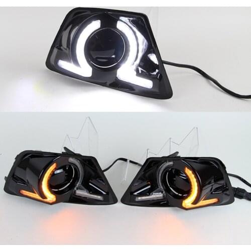CSCSNL 1Pair for Ford Ecosport 2013 2014 2015 2016 LED DRL Daytime Running Light Daylight Waterproof Signal Styling light
