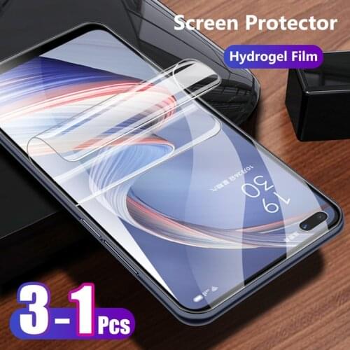 For Oppo Reno4 Z 5G / A92s 6.57" Front Slim Full Cover to Edge Soft TPU Hydrogel Film Explosion-proof Screen Protector