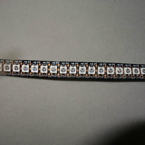 Addressable 1m 144LEDs/m DC5V SK6812 led pixel strip,non-waterproof,with 144pixels/M;BLACK PCB
