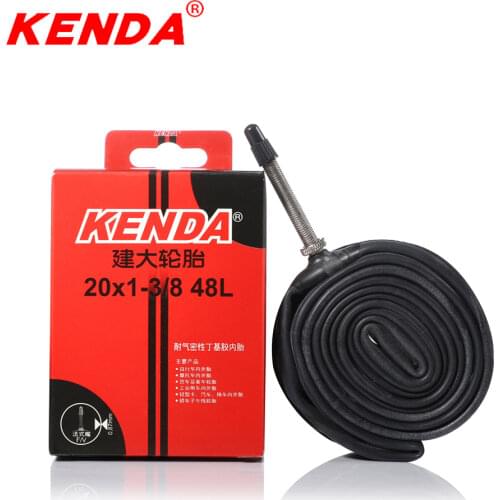 KENDA inner tube 20 inch 20x1-3/8 folding bike tubes Schrader Presta 48L air nozzle MTB bicycle inner tube 20er tire chambre air