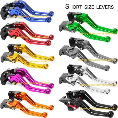 CNC Clutch Brake Levers Set Adjustable Short/Long 10 colors available For Kawasaki ZX9R 1998-1999/ZX6R 1995-1999 Motorcycle