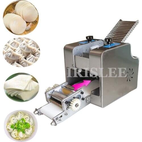 2020 new replaceable mold dumpling skin machine dumpling dough wrapper making machine Automatic Wonton Dumpling skin Press Machi