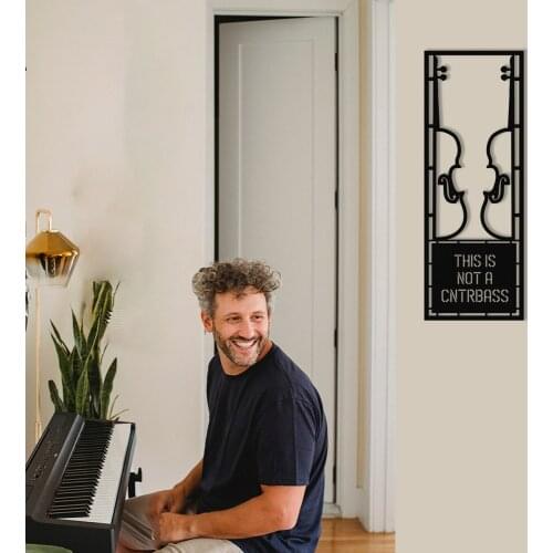 MIGNATIS This Aint A Cntrbass Design Metal Wall Decor - in FrameKitchen Wall Decor, Office, wall Decorations for Living Room